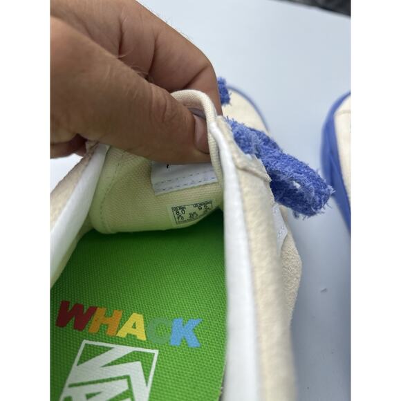 Vans X Tierra Whack White/Blue Sneakers - Size 8 Men